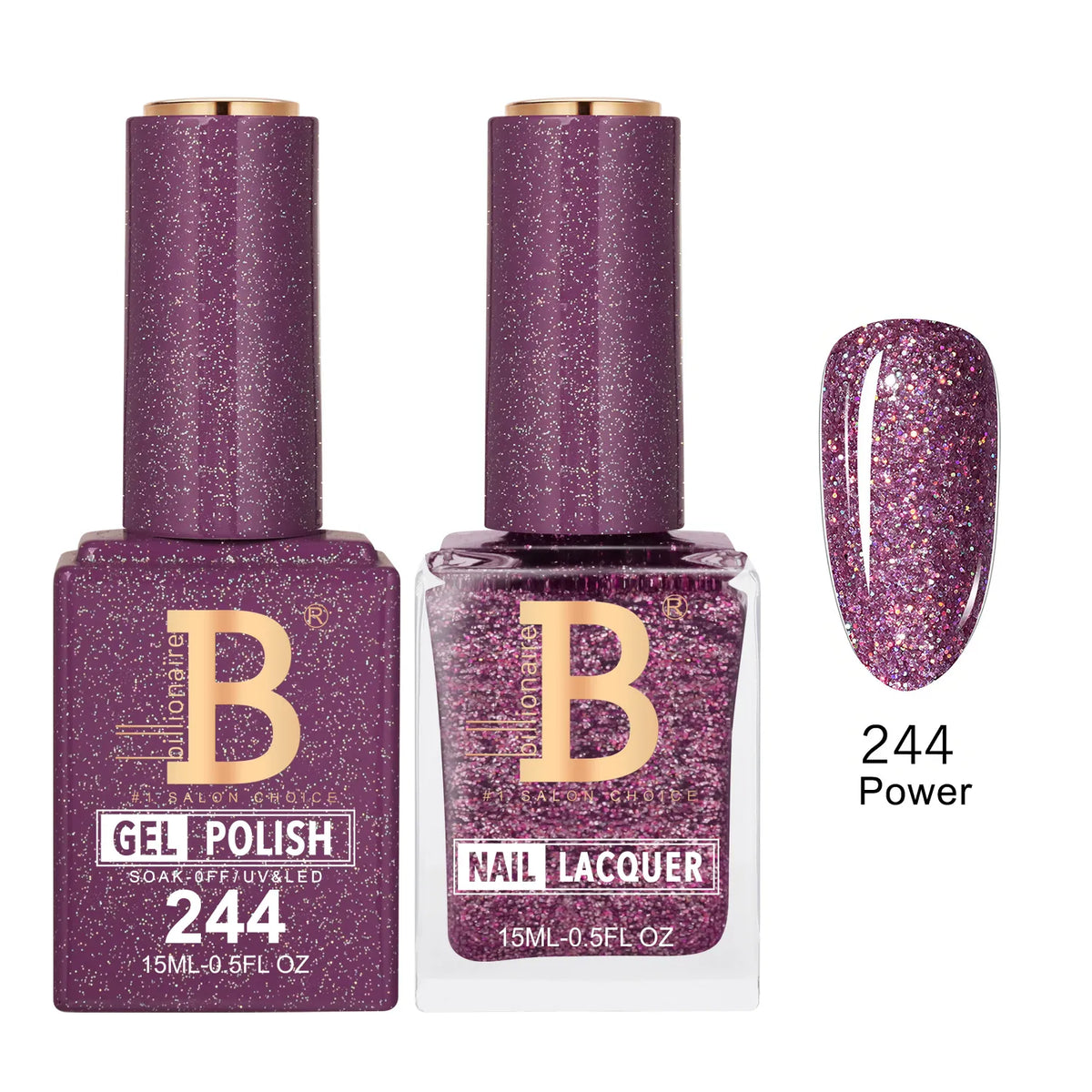 Billionaire Imperial 244 Power - Duo Gel Polish & Lacquer