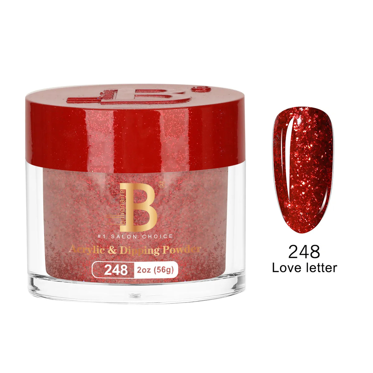 Billionaire Imperial Acrylic & Dipping Powder 248 Love Letter 2 oz jar