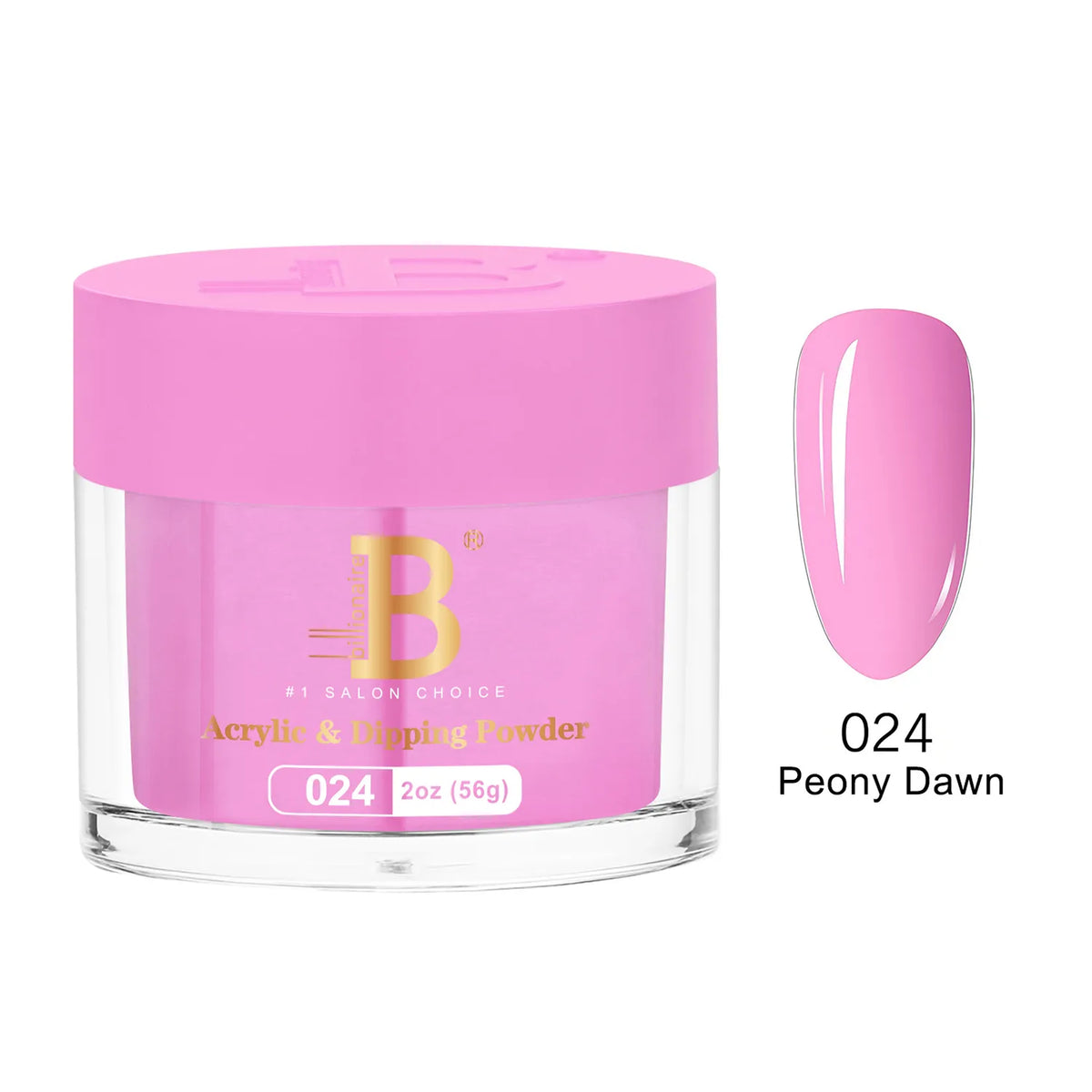Billionaire Imperial Acrylic & Dipping Powder 024 Peony Dawn 2 oz jar