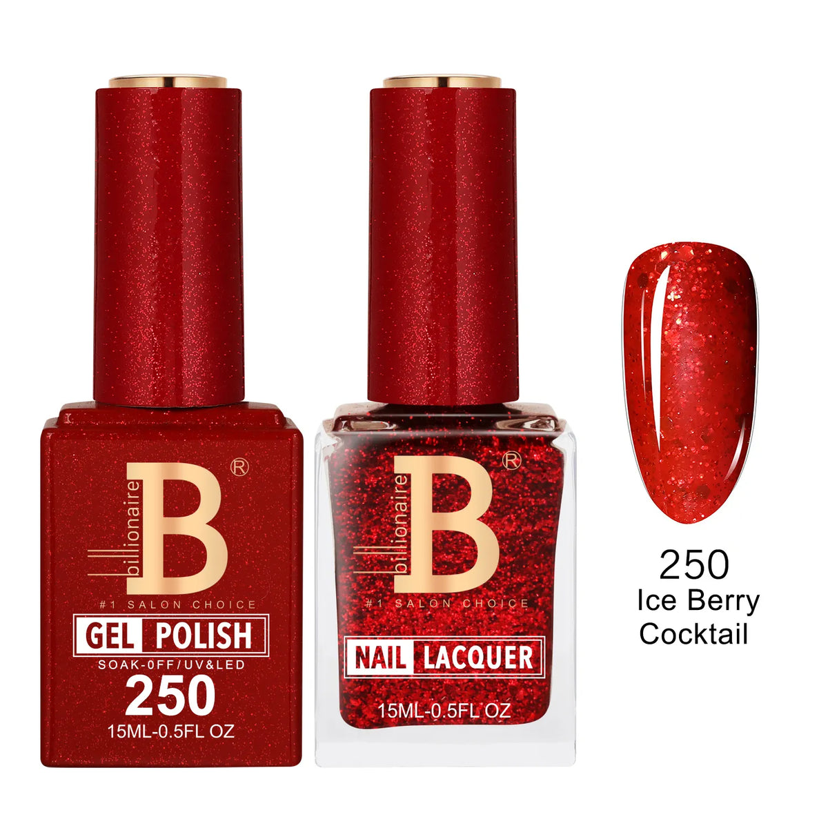 Billionaire Imperial 250 Ice Berry Cocktail - Duo Gel Polish & Lacquer