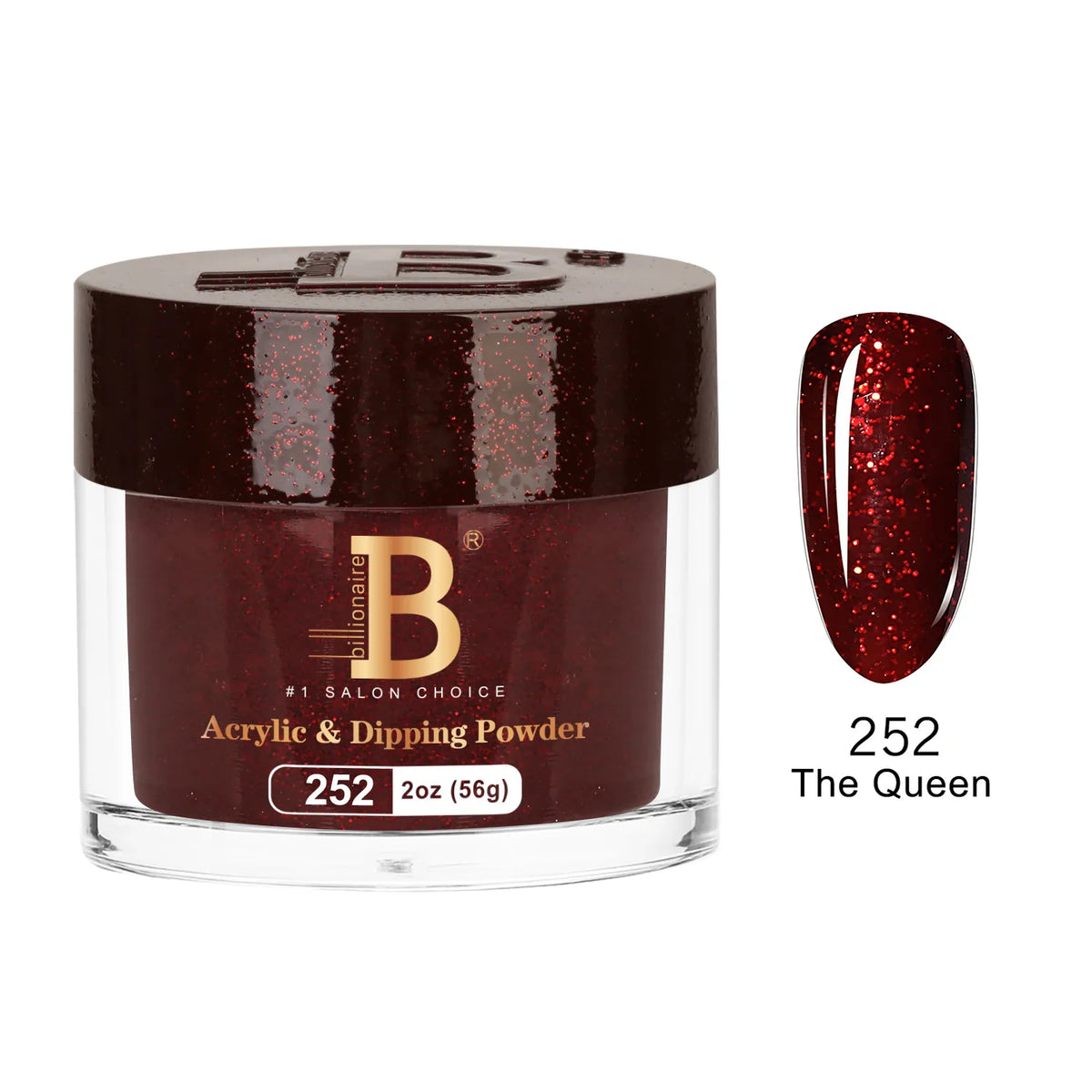 Billionaire Imperial Acrylic & Dipping Powder 252 The Queen 2 oz jar