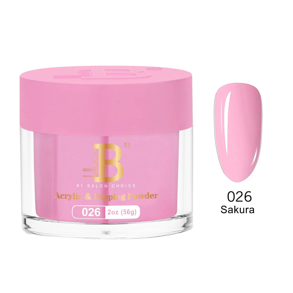 Billionaire Imperial Acrylic & Dipping Powder 026 Sakura 2 oz jar