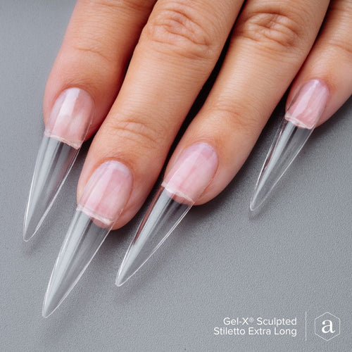 APRES Gel-X Sculpted Stiletto Extra Long 2.0 Box of Tips 14 sizes