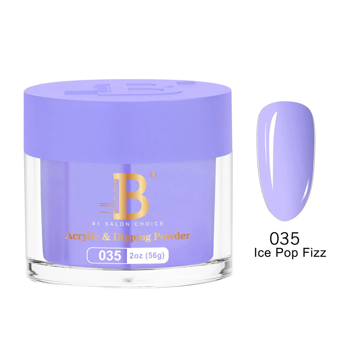 Billionaire Imperial Acrylic & Dipping Powder 035 Ice Pop Fizz 2 oz jar