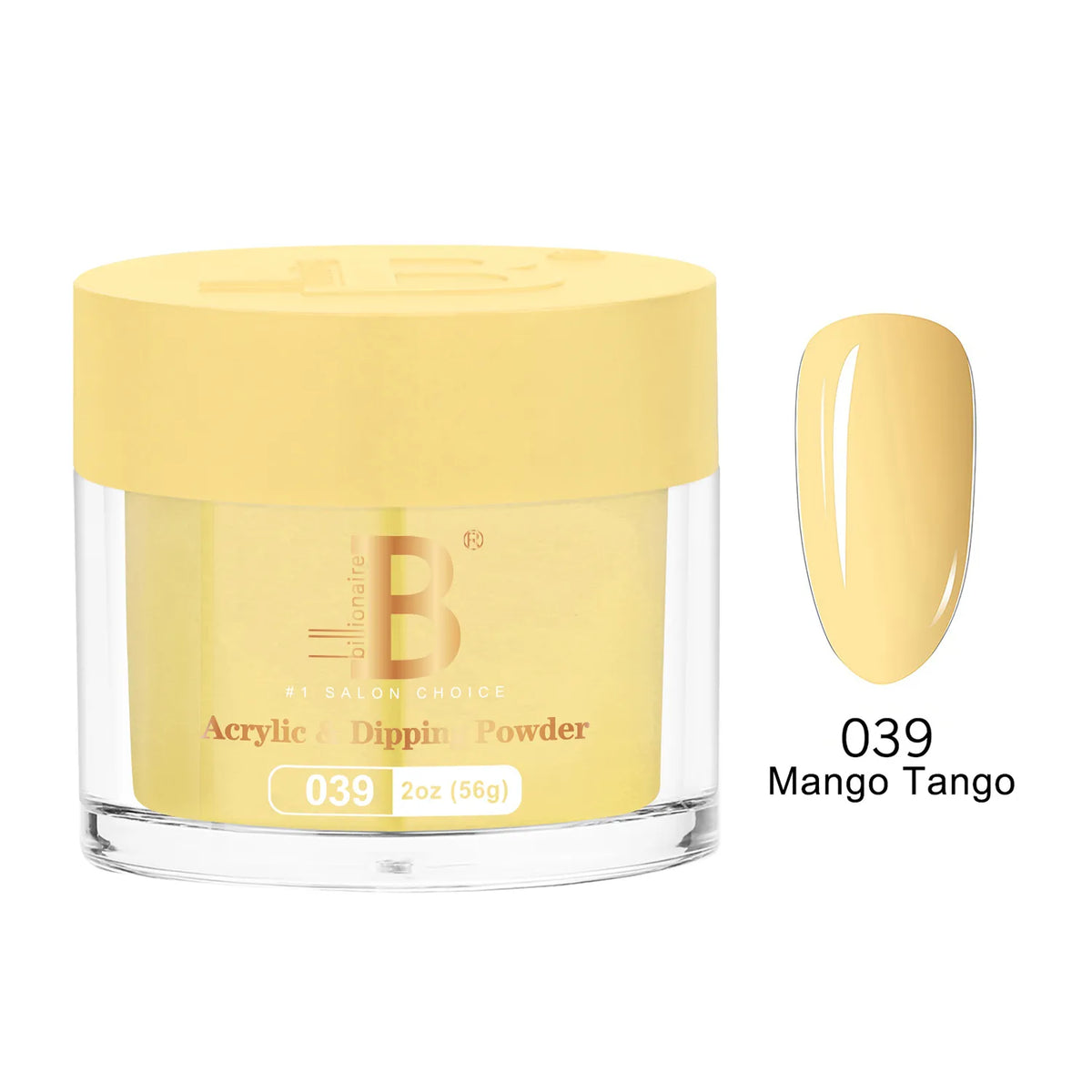 Billionaire Imperial Acrylic & Dipping Powder 039 Mango Tango 2 oz jar