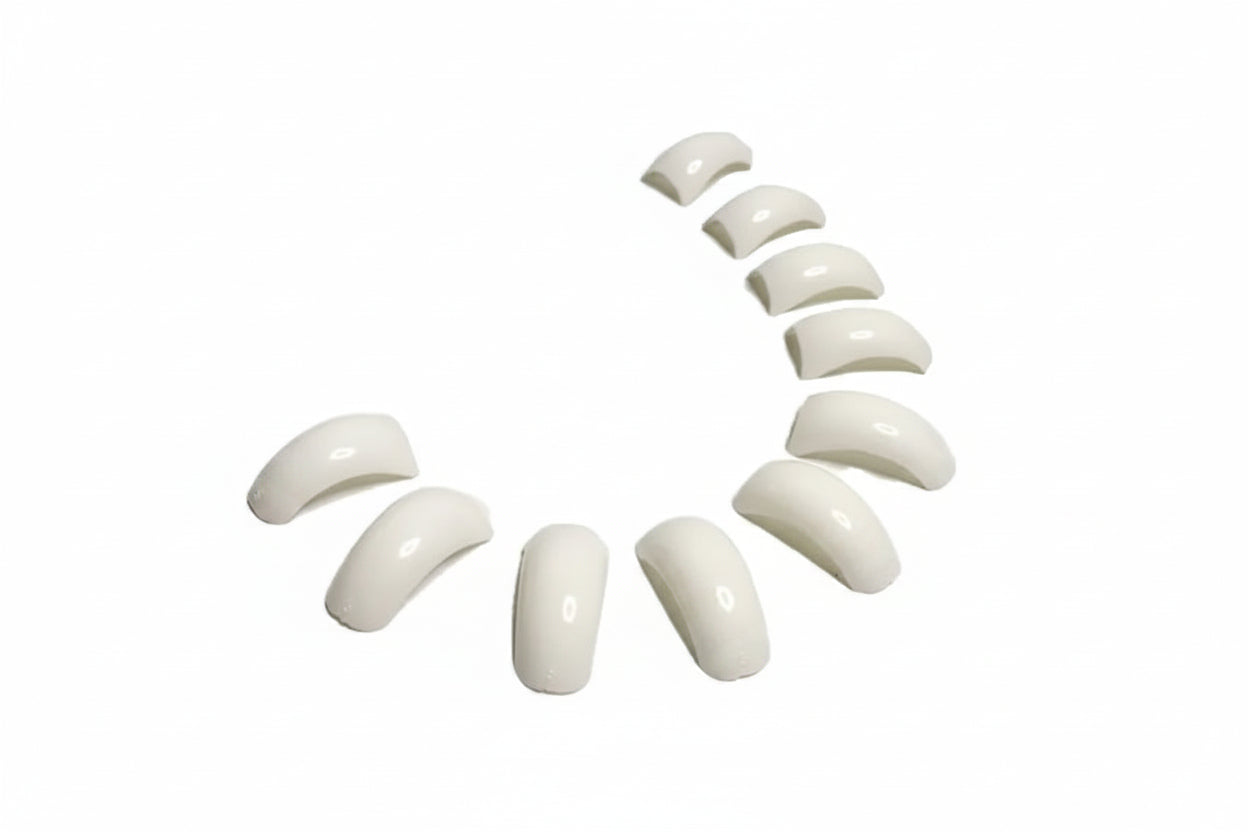 #4 LAMOUR Tips Aguila French 50 pcs (10 pcks) - Nail Tip