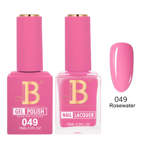 Billionaire Imperial 049 Rosewater - Duo Gel Polish & Lacquer