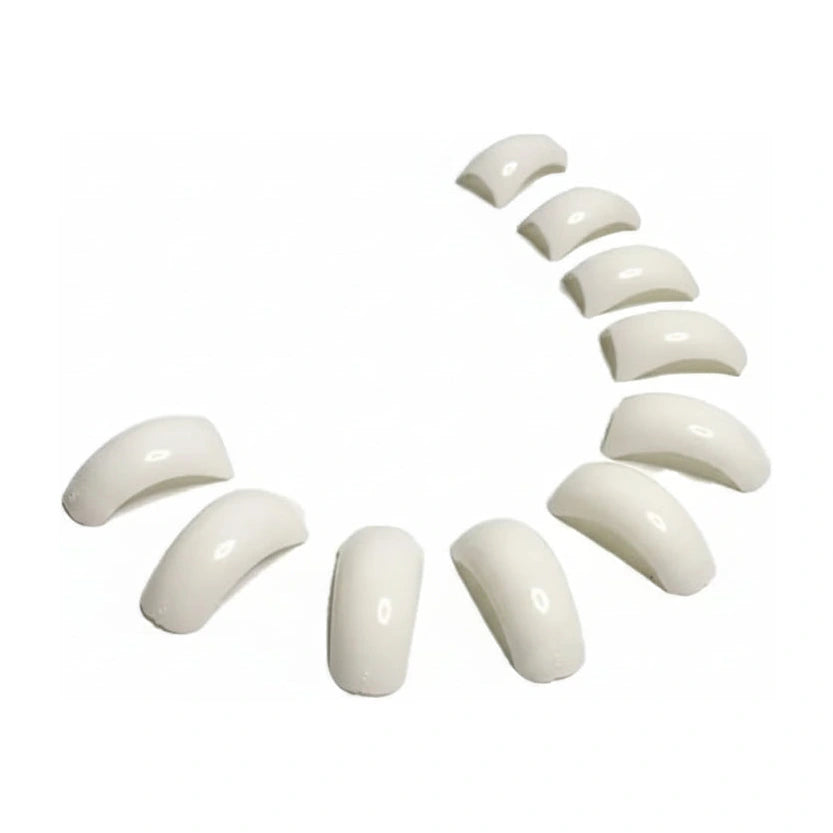#4 LAMOUR Tips Aguila French 50 pcs (10 pcks) - Nail Tip