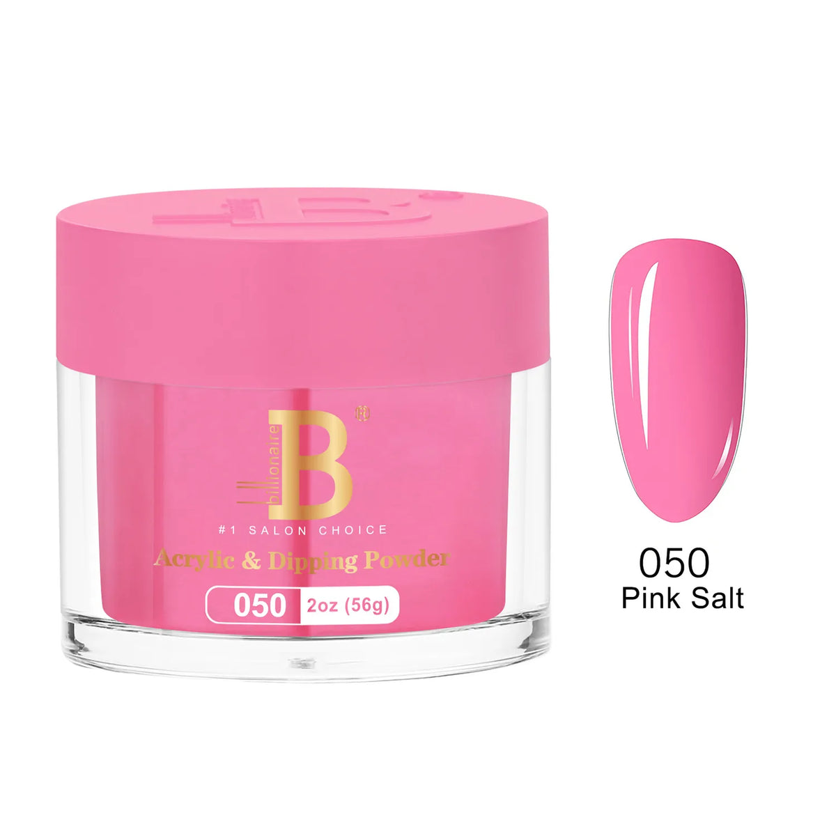 Billionaire Imperial Acrylic & Dipping Powder 050 Pink Salt 2 oz jar
