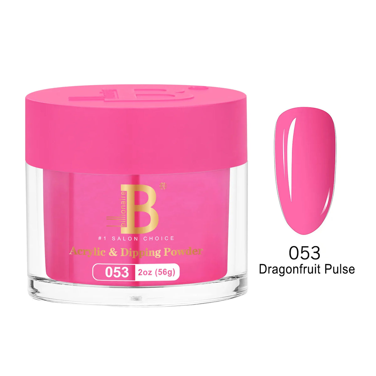 Billionaire Imperial Acrylic & Dipping Powder 053 Dragonfruit Pulse 2 oz jar