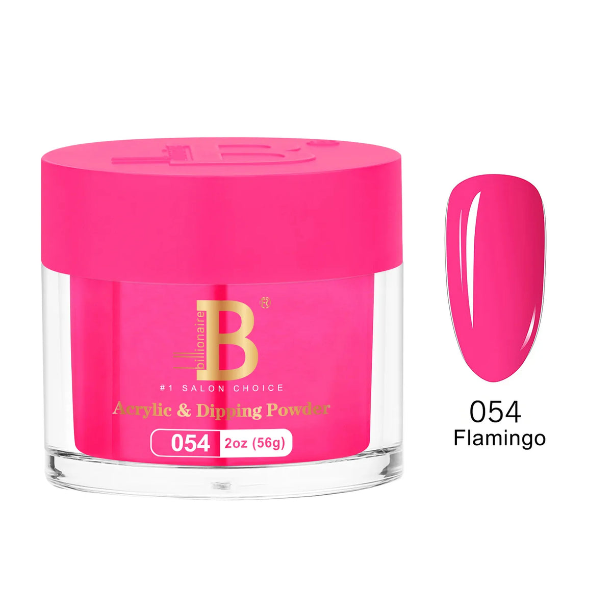 Billionaire Imperial Acrylic & Dipping Powder 054 Flamingo 2 oz jar