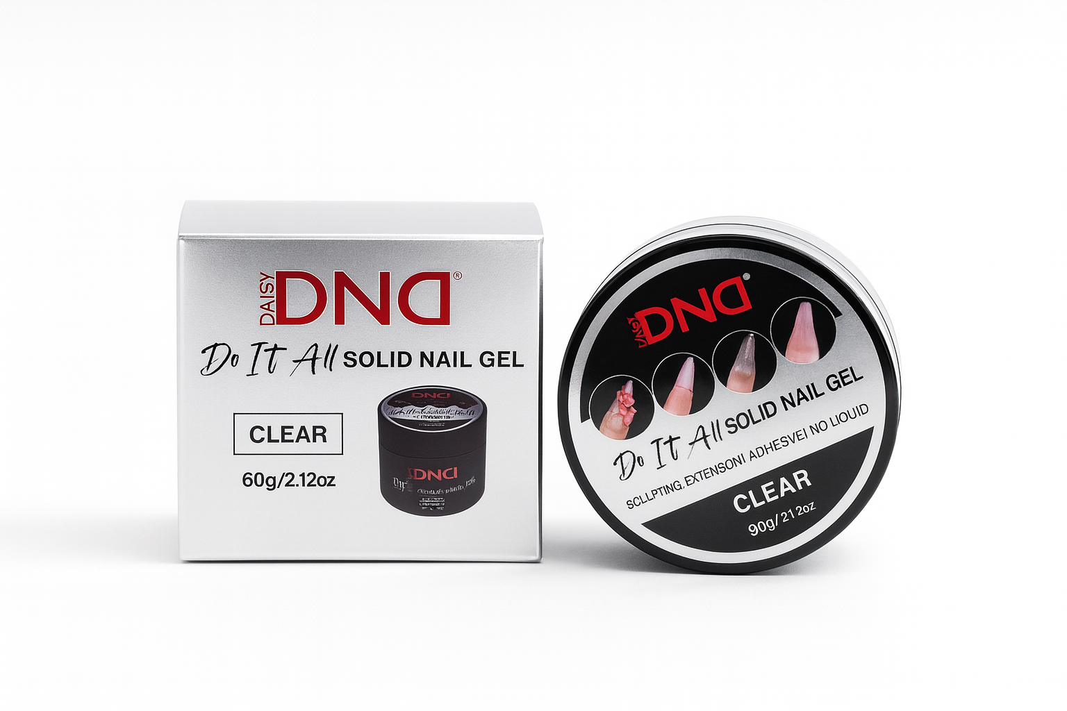 DND Do it All Clear Solid Nail Gel