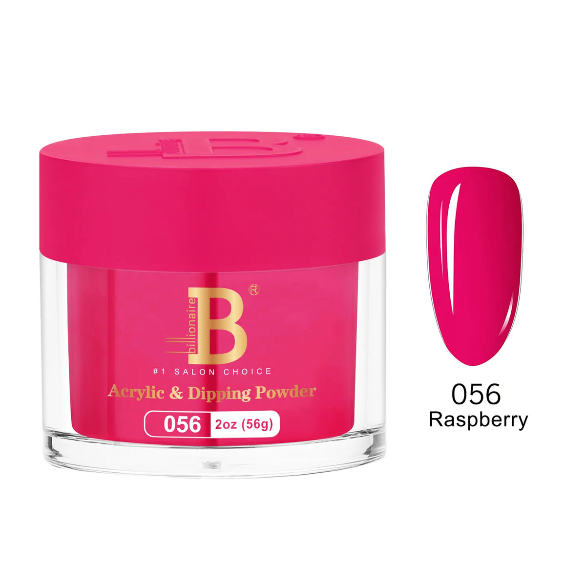 Billionaire Imperial Acrylic & Dipping Powder 056 Raspberry 2 oz jar
