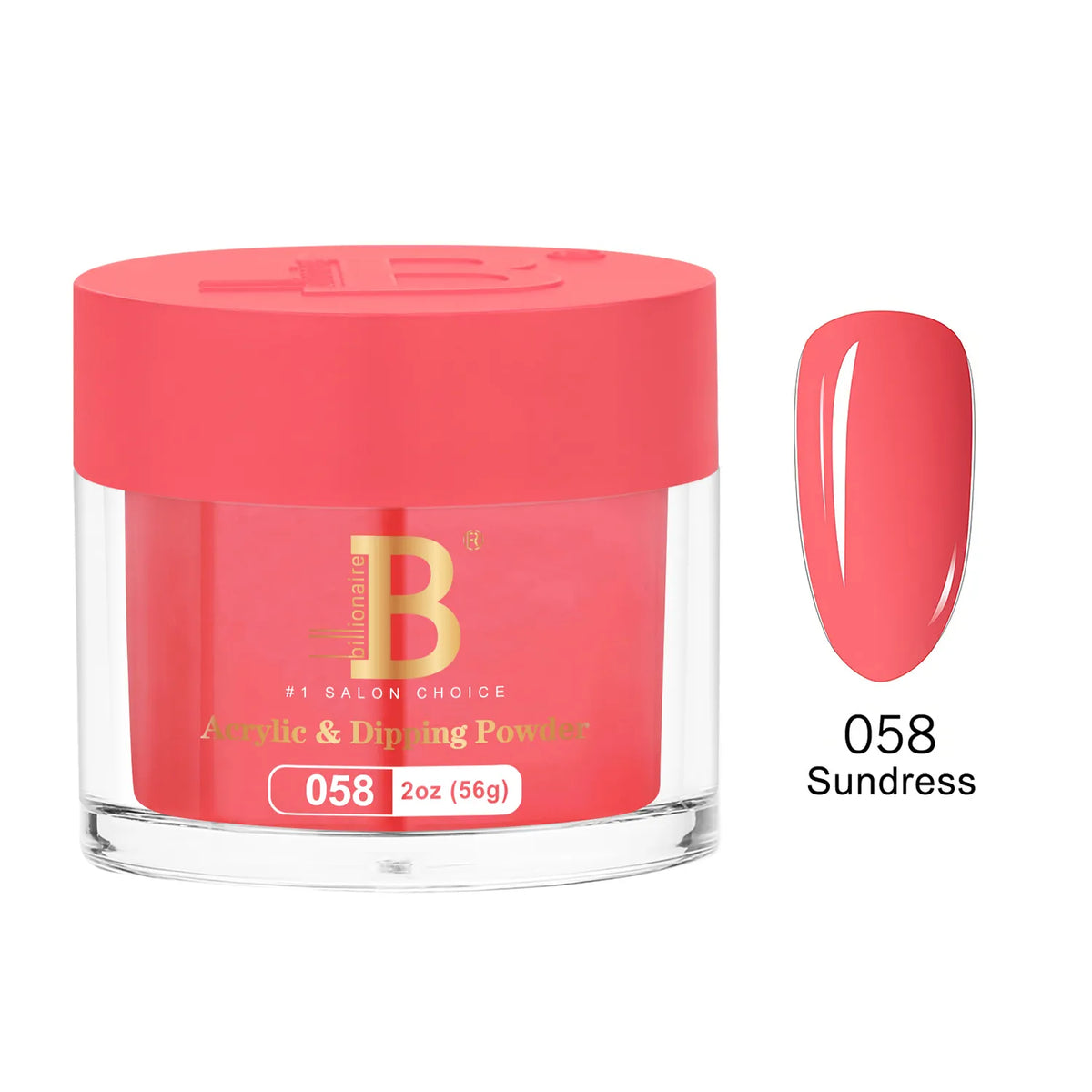 Billionaire Imperial Acrylic & Dipping Powder 058 Sundress 2 oz jar