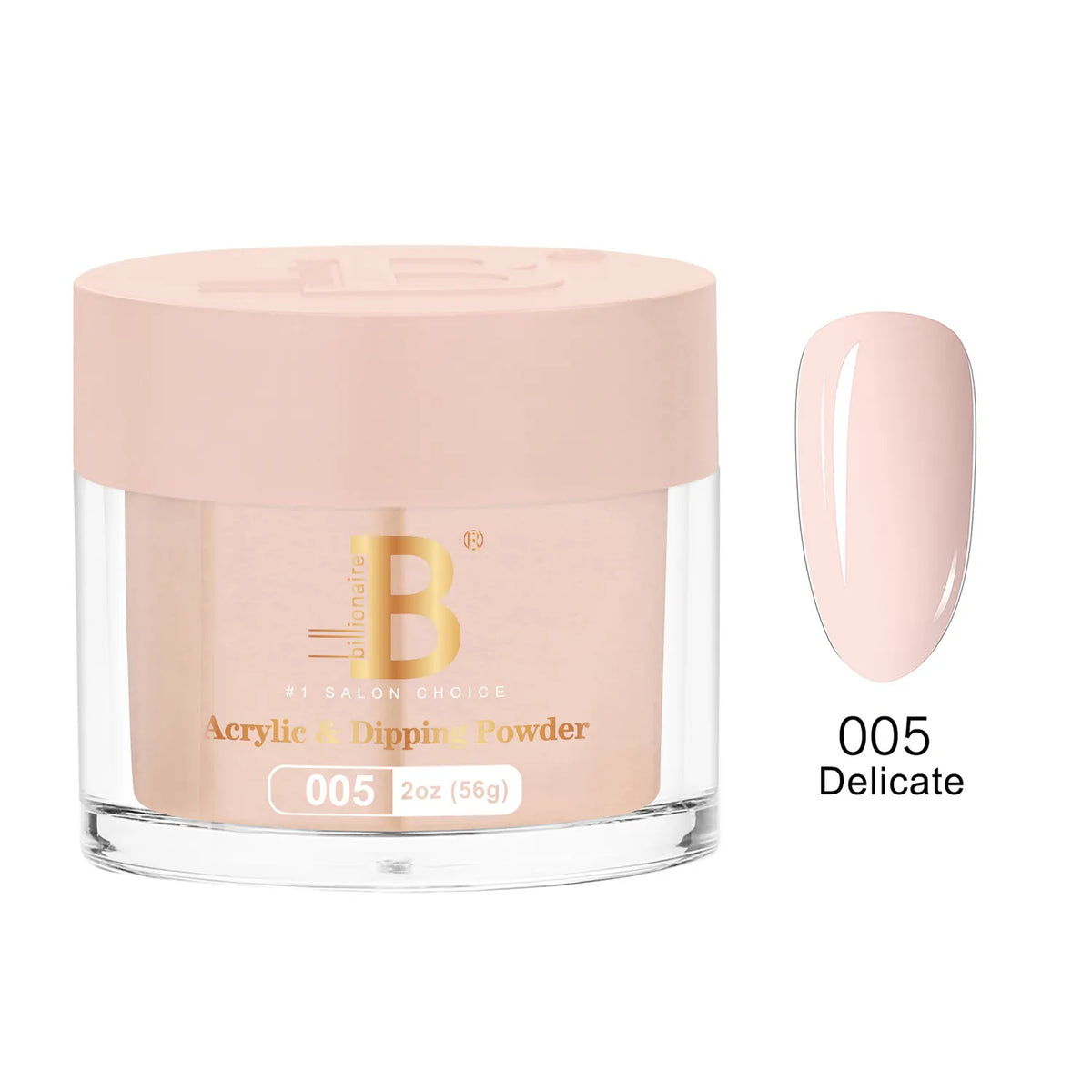 Billionaire Imperial Acrylic & Dipping Powder 005 Delicate 2 oz jar