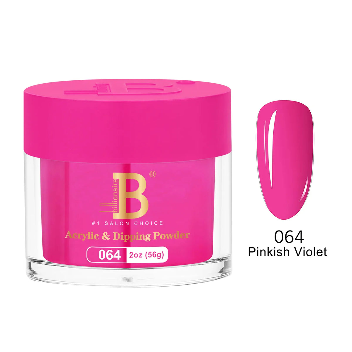 Billionaire Imperial Acrylic & Dipping Powder 064 Pinkish Violet 2 oz jar