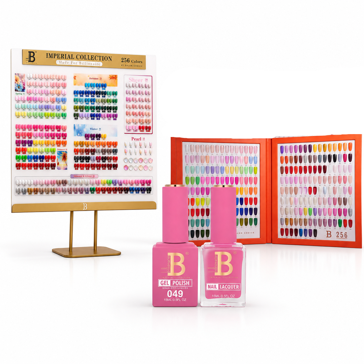 Billionaire Duo Gel & Lacquer - Imperial Collection Full Set 256 Colors (W2)