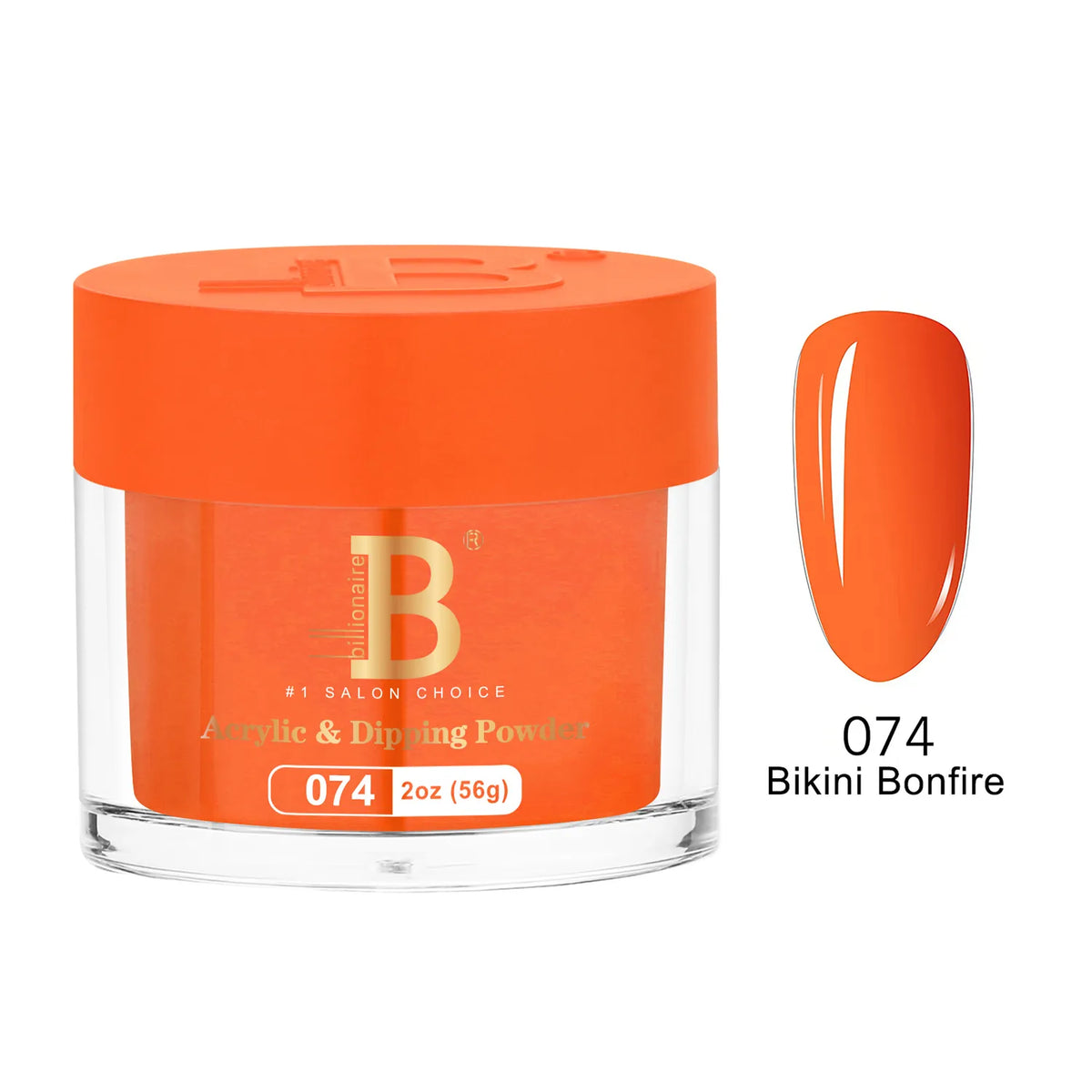 Billionaire Imperial Acrylic & Dipping Powder 074 Bikini Bonfire 2 oz jar
