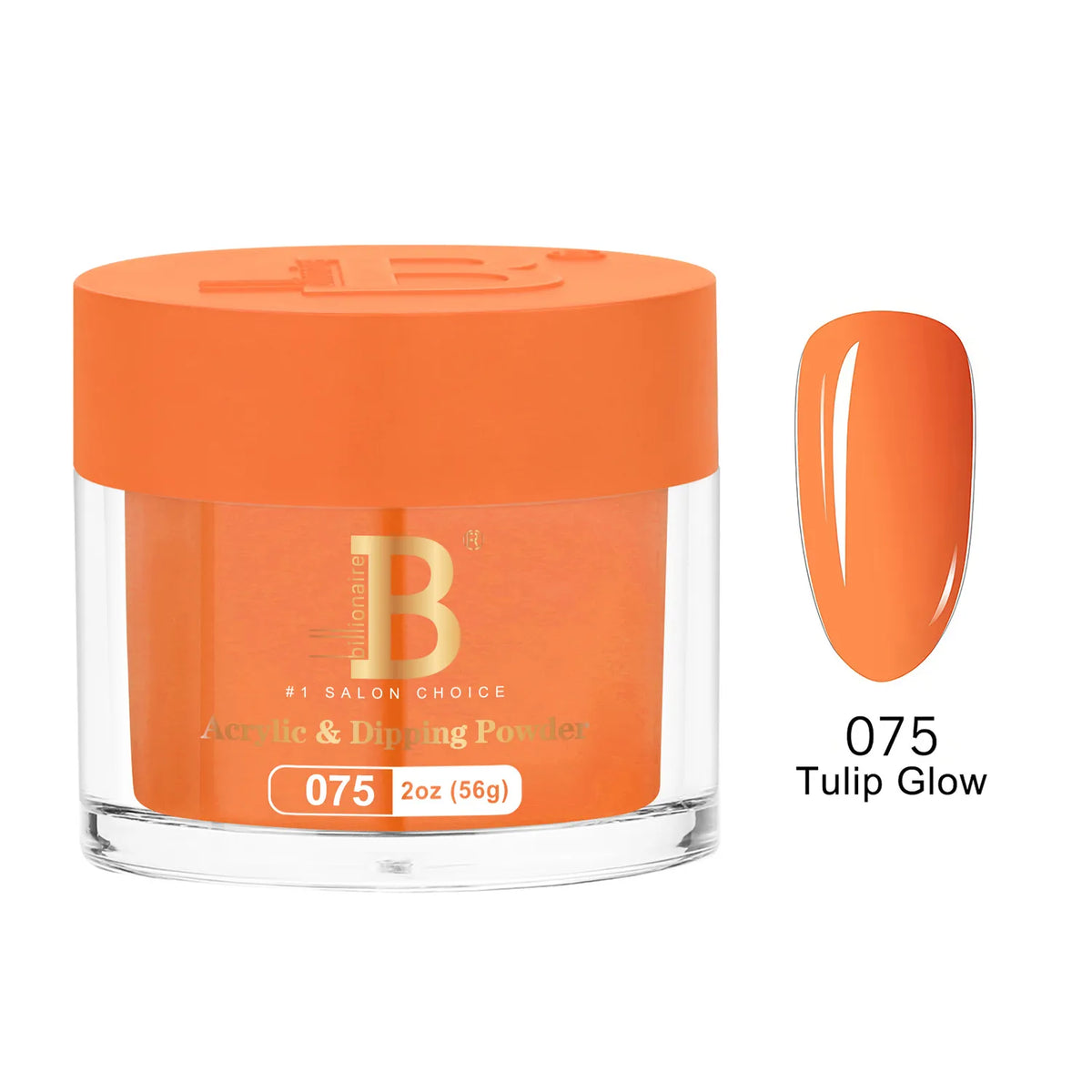 Billionaire Imperial Acrylic & Dipping Powder 075 Tulip Glow 2 oz jar