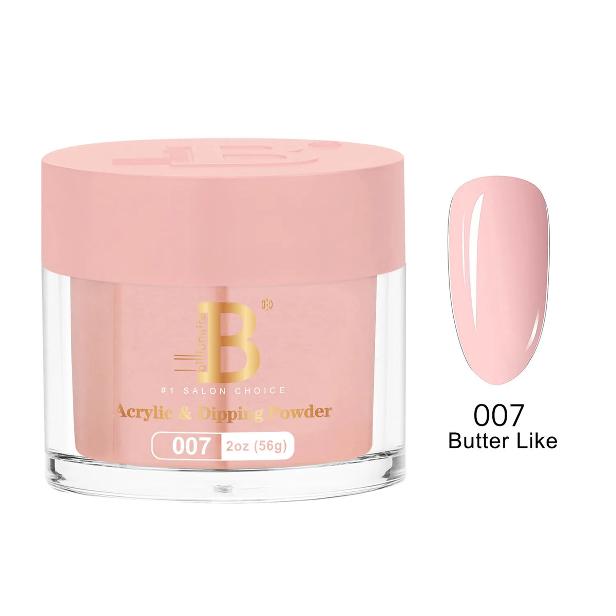 Billionaire Imperial Acrylic & Dipping Powder 007 Butter Like 2 oz jar