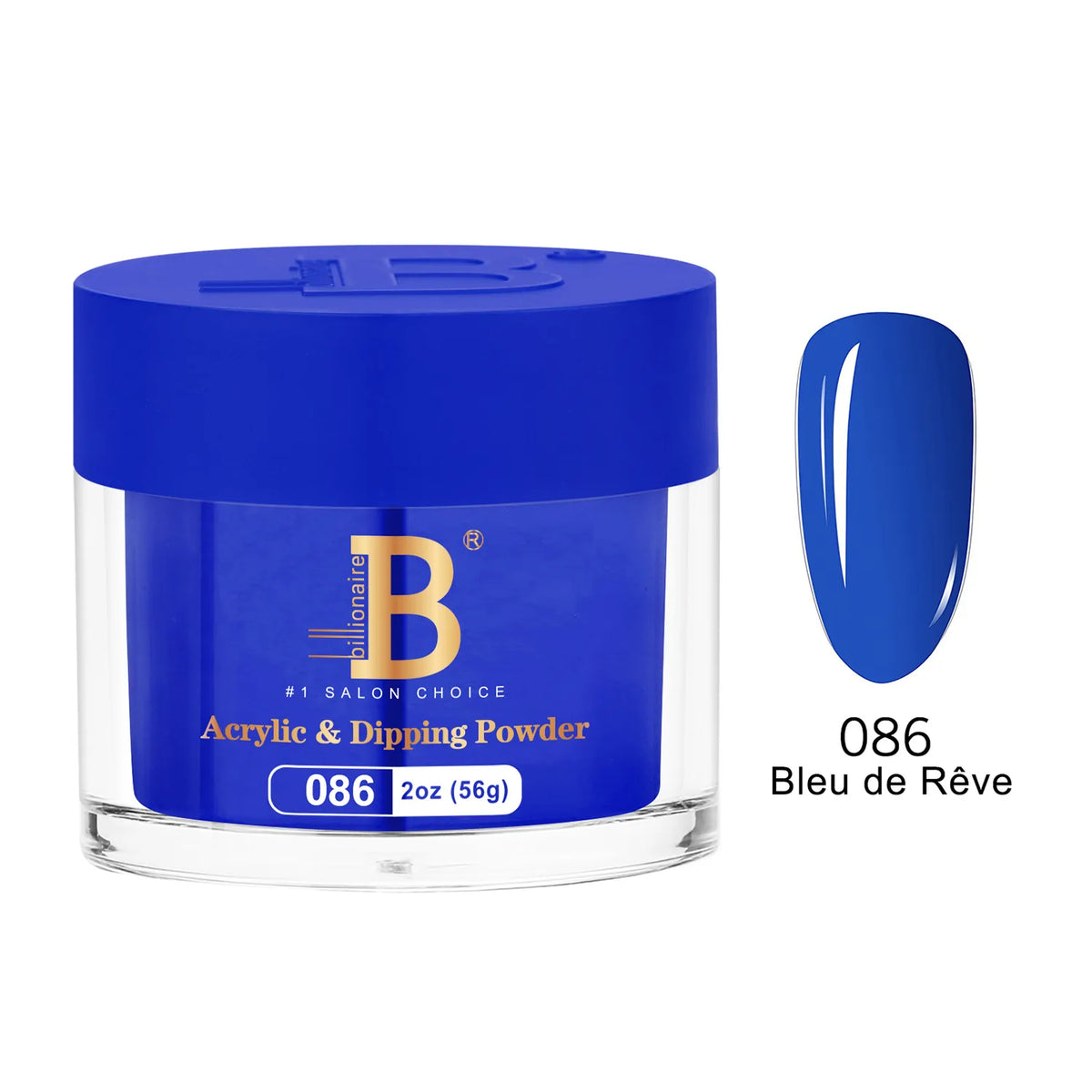 Billionaire Imperial Acrylic & Dipping Powder 086 Bleu de Reve 2 oz jar
