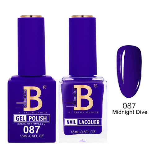Billionaire Imperial 087 Midnight Dive - Duo Gel Polish & Lacquer