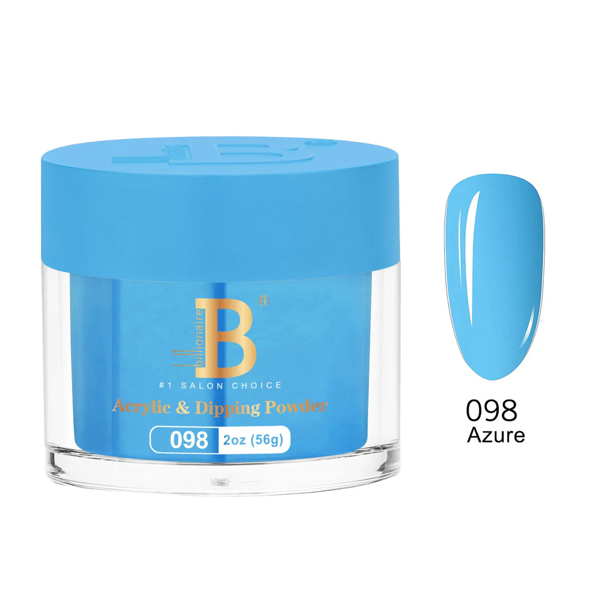 Billionaire Imperial Acrylic & Dipping Powder 098 Azure 2 oz jar
