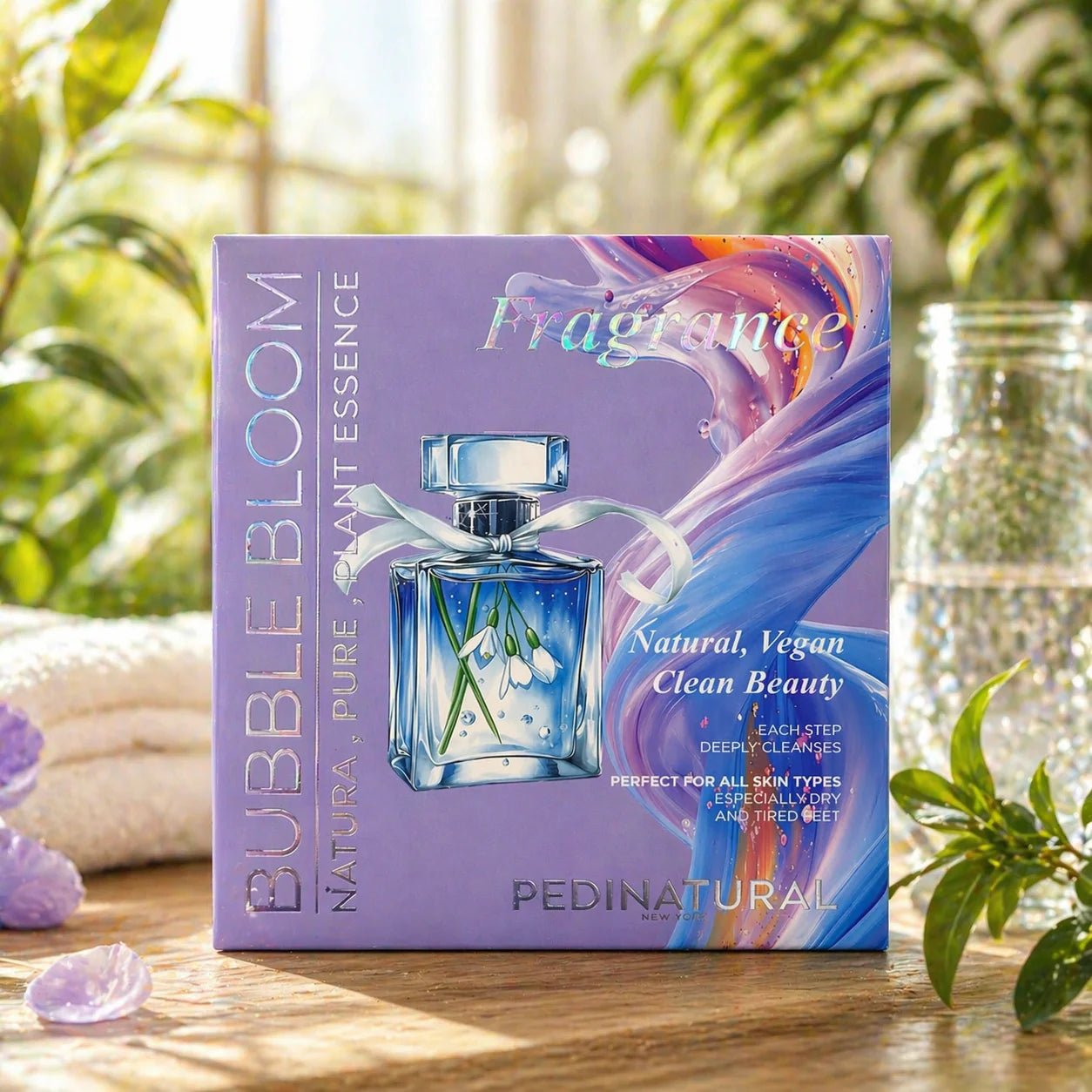 BUBBLE BLOOM 7 Step Pedicure Kit - Single