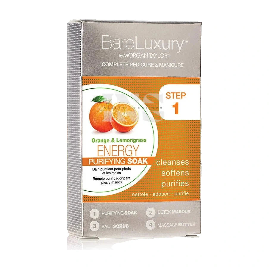 BARE LUXURY PEDI 4 Step ENERGY - Orange & Lemongrass 48/Box