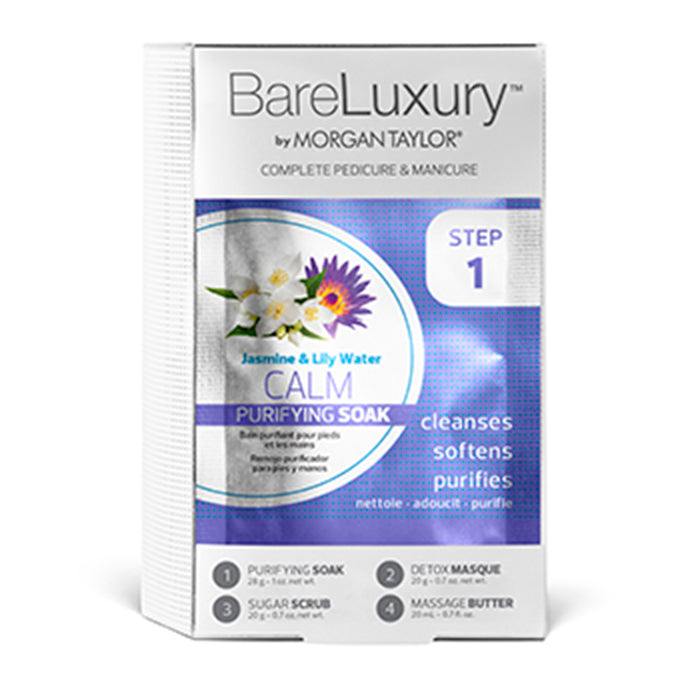 BARE LUXURY PEDI 4 Step CALM - Jasmine & Lily 48/Box