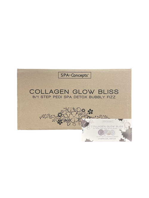SPA CONCEPT Collagen Bubbly Fizz 6 In 1 - Charcoal Detox 48/Box