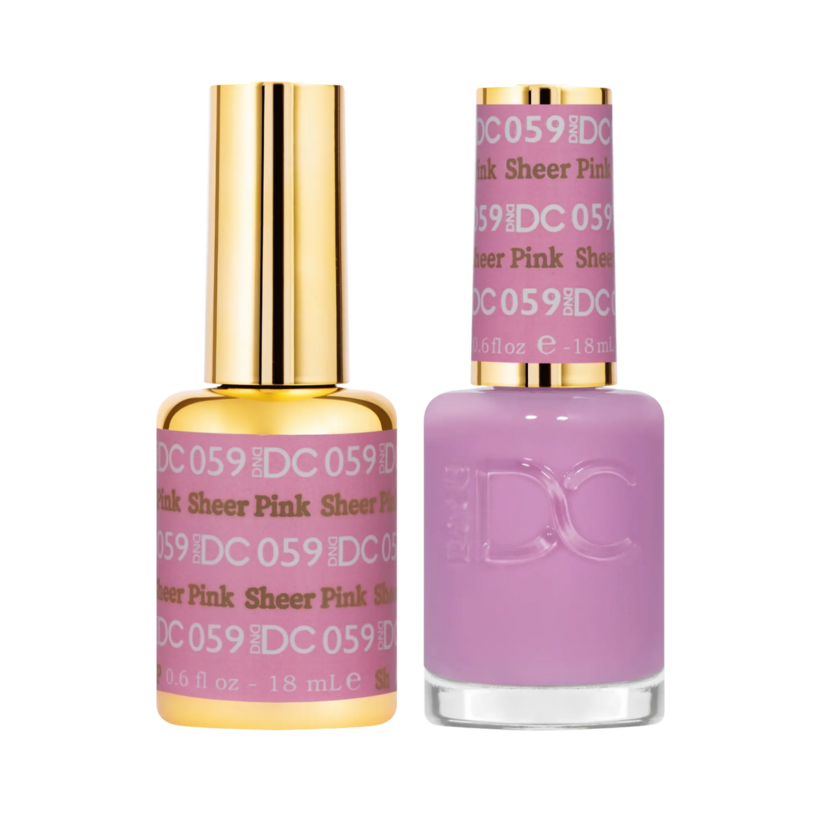 DND DC Dip - 059 Sheer Pink - 1.6 oz