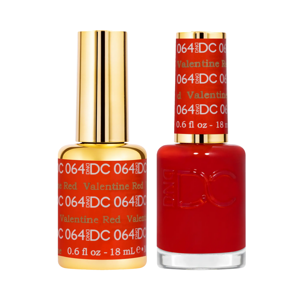 DND DC Dip - 064 Valentine Red - 1.6 oz