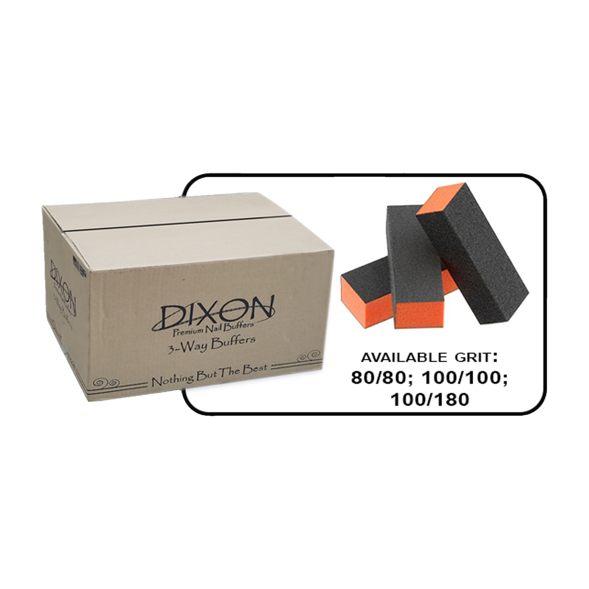 DIXON Buffer Orange Black 100/100 500/Box