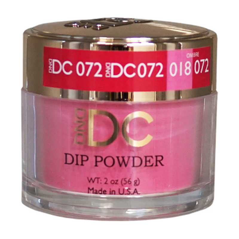 DND DC Dip Powder - 072 Crimson - 1.6oz jar