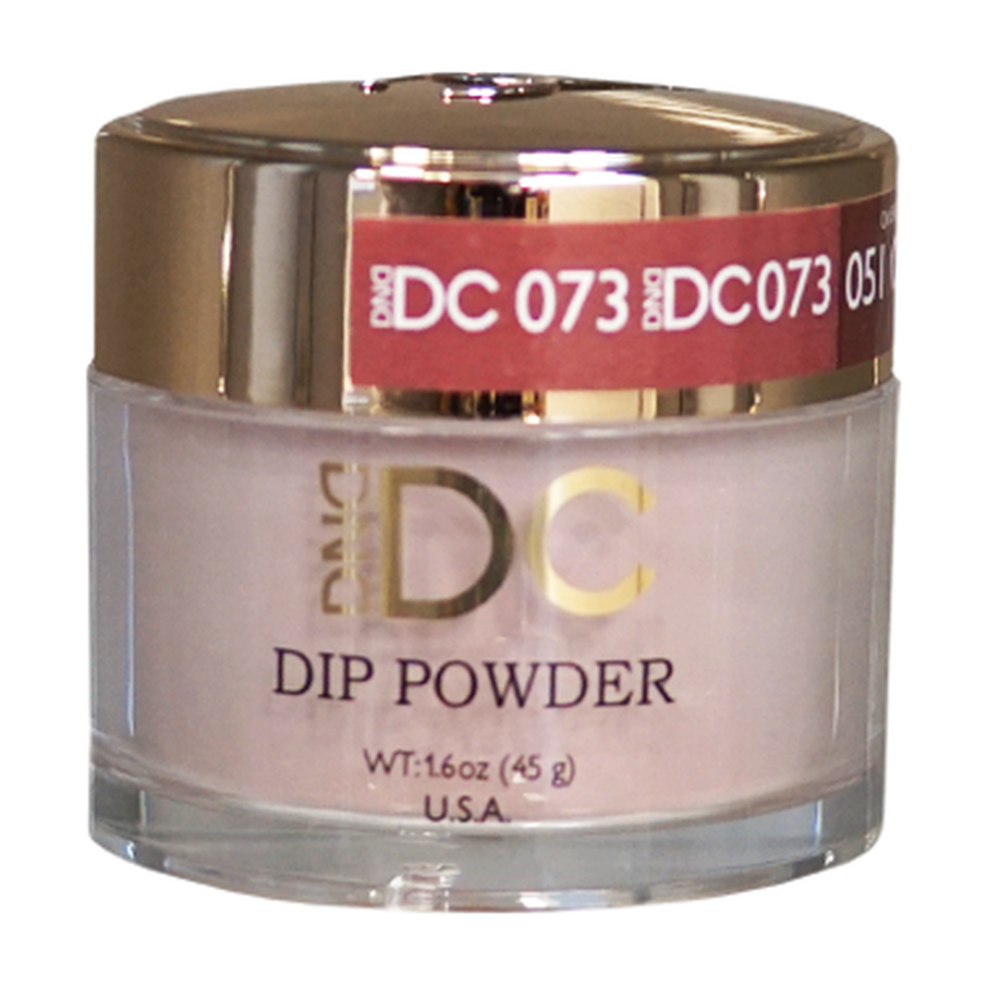 DND DC Dip Powder - 073 Dusty Coral - 1.6oz jar