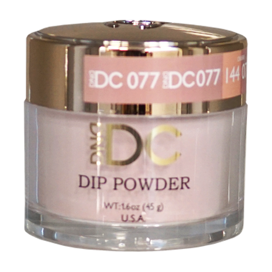 DND DC Dip Powder - 077 Straberry Latte - 1.6oz jar