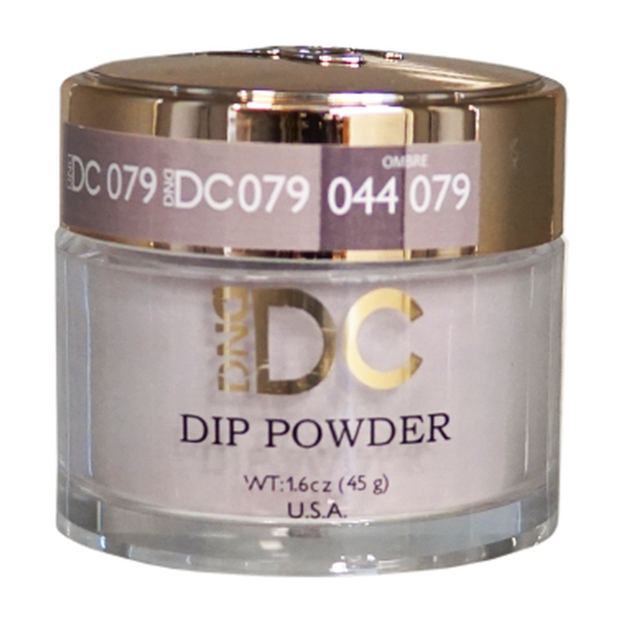 DND DC Dip Powder - 079 Lead Gray - 1.6oz jar