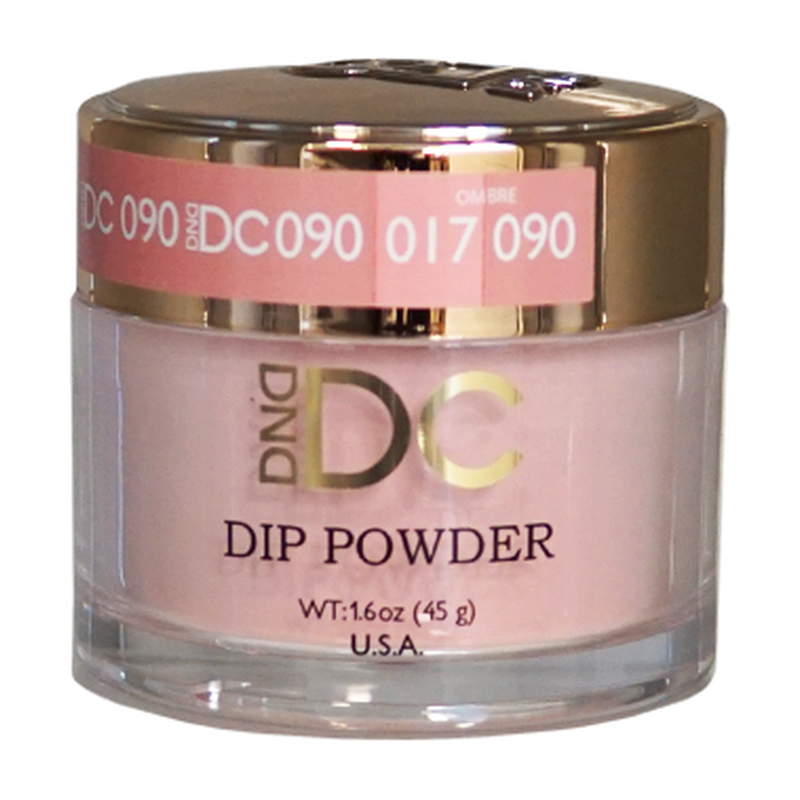 DND DC Dip Powder - 090 Ash Rose - 1.6oz jar
