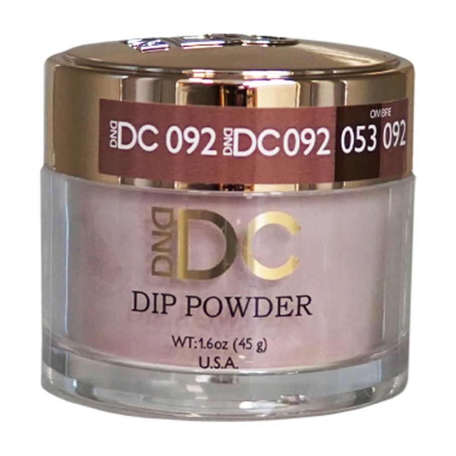 DND DC Dip Powder - 092 Russet Tan - 1.6oz jar