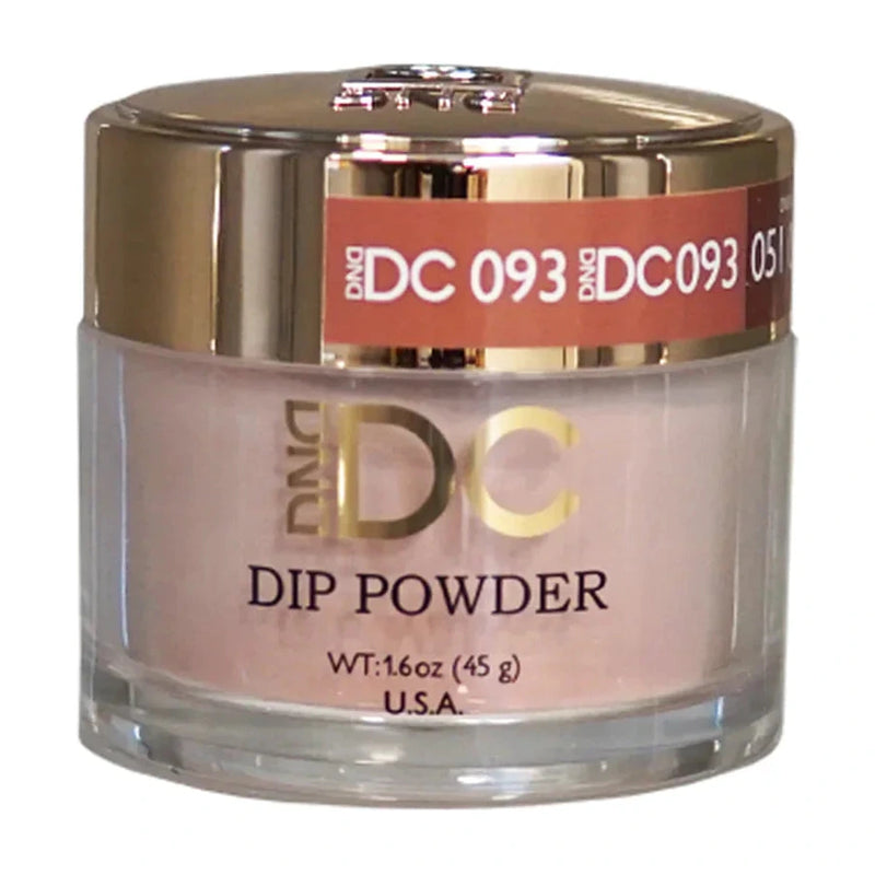 DND DC Dip Powder - 093 Light Fawn - 1.6oz jar