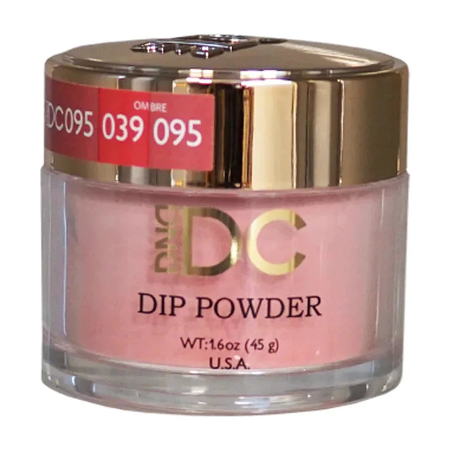 DND DC Dip Powder - 095 Orange Rust - 1.6oz jar