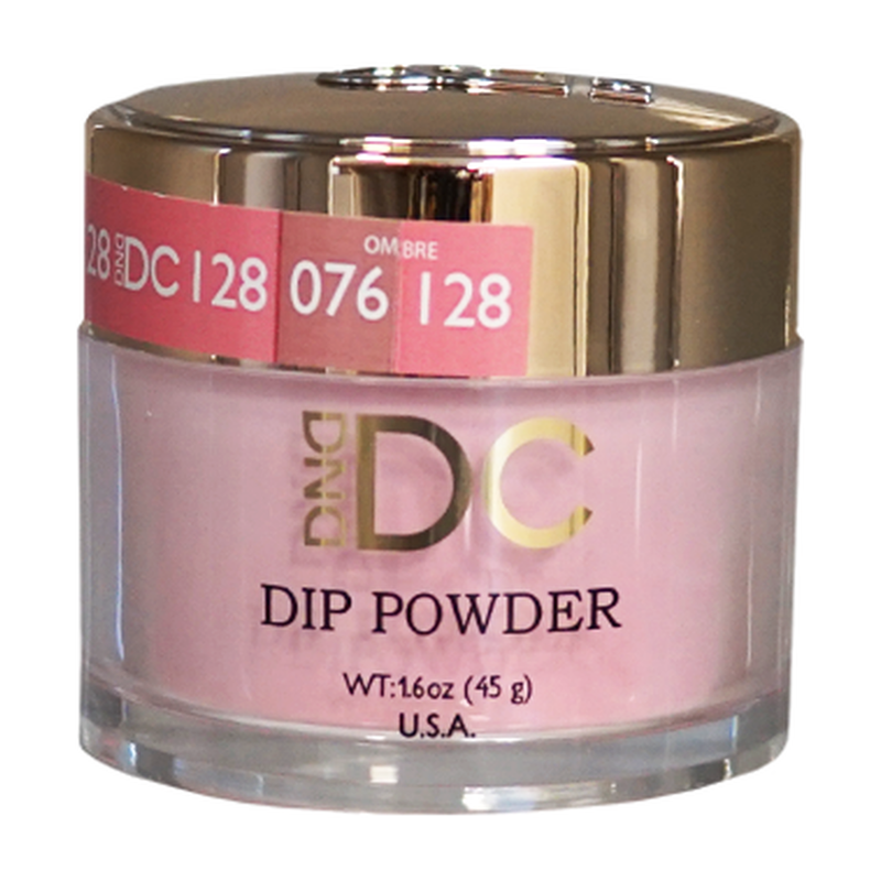 DND DC Dip Powder - 128 Fuzzy Wuzzy - 1.6oz jar