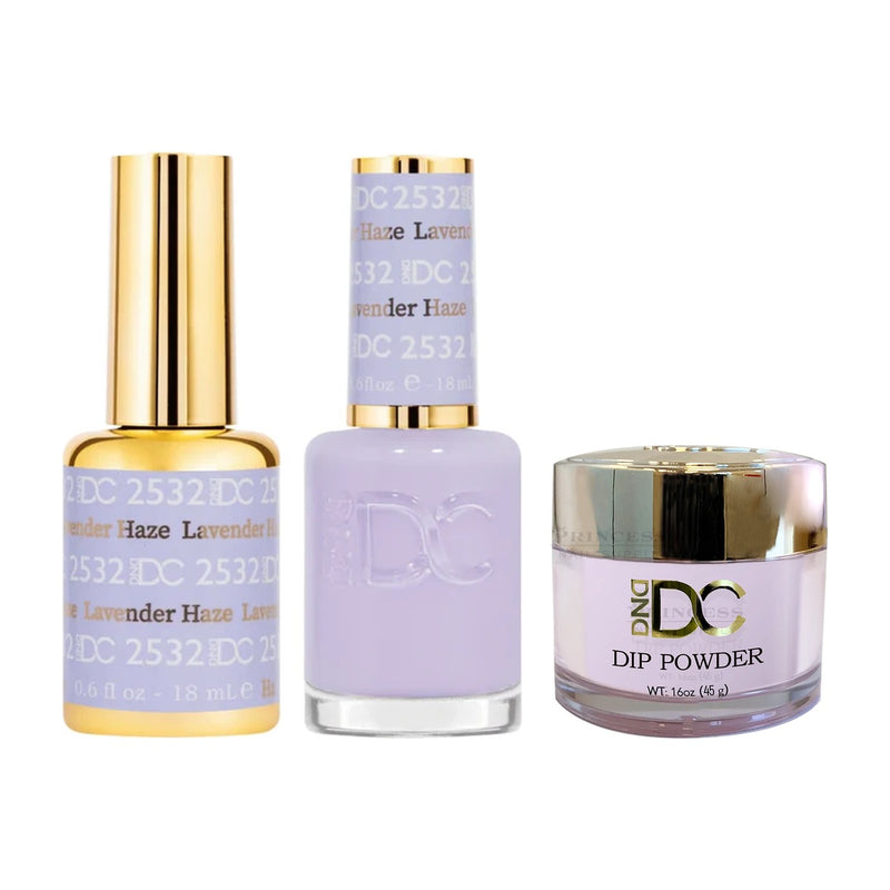DND DC Trio - 2532 Lavender Haze - Gel Polish, Nail Lacquer & Dip Powder