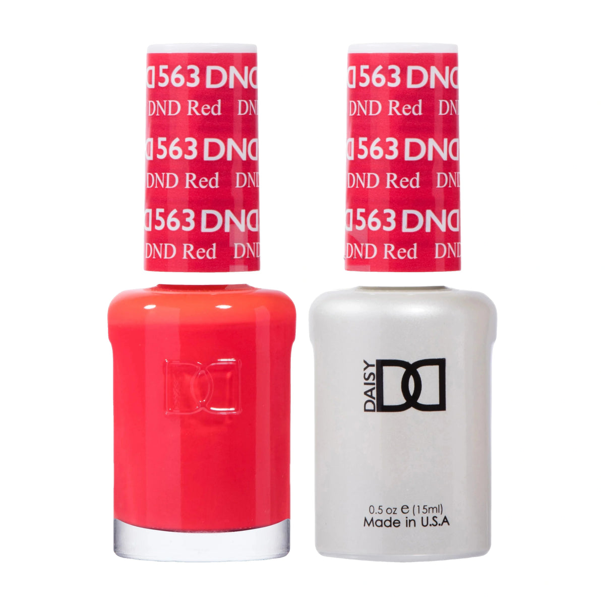 DND Duo Gel - 563 DND Red - Gel Polish