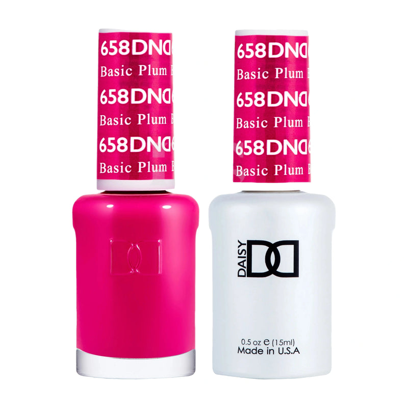 DND Duo Gel - 658 Basic Plum - Gel Polish