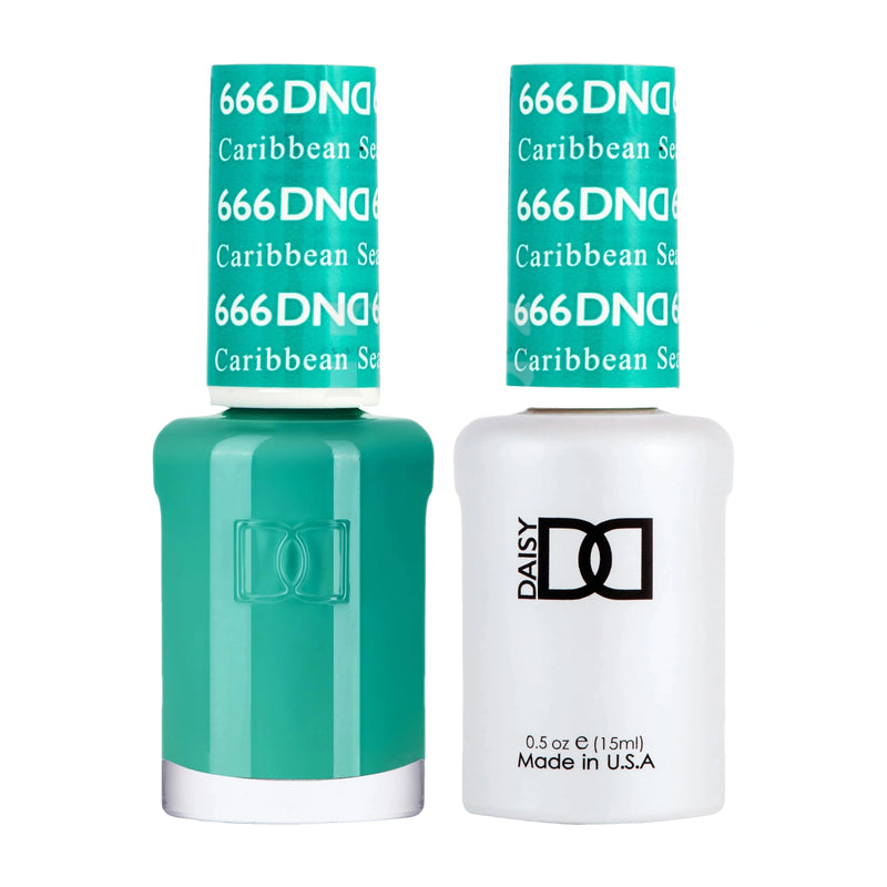 DND Duo Gel - 666 Caribbean Sea - Gel Polish