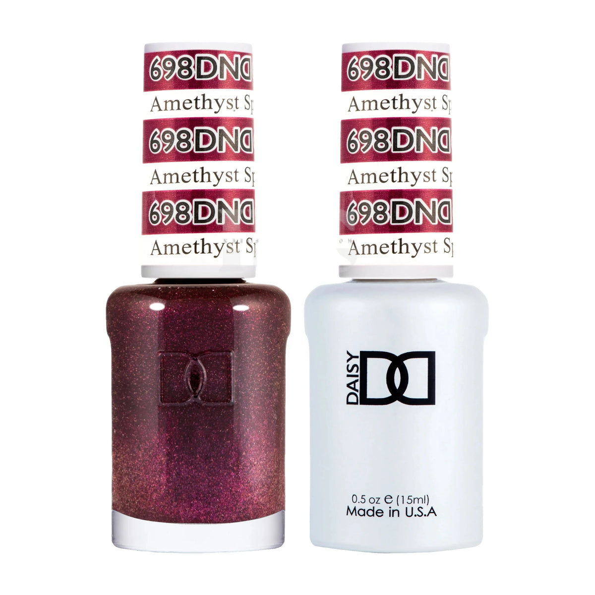 DND Duo Gel - 698 Amethyst Sparkles - Gel Polish
