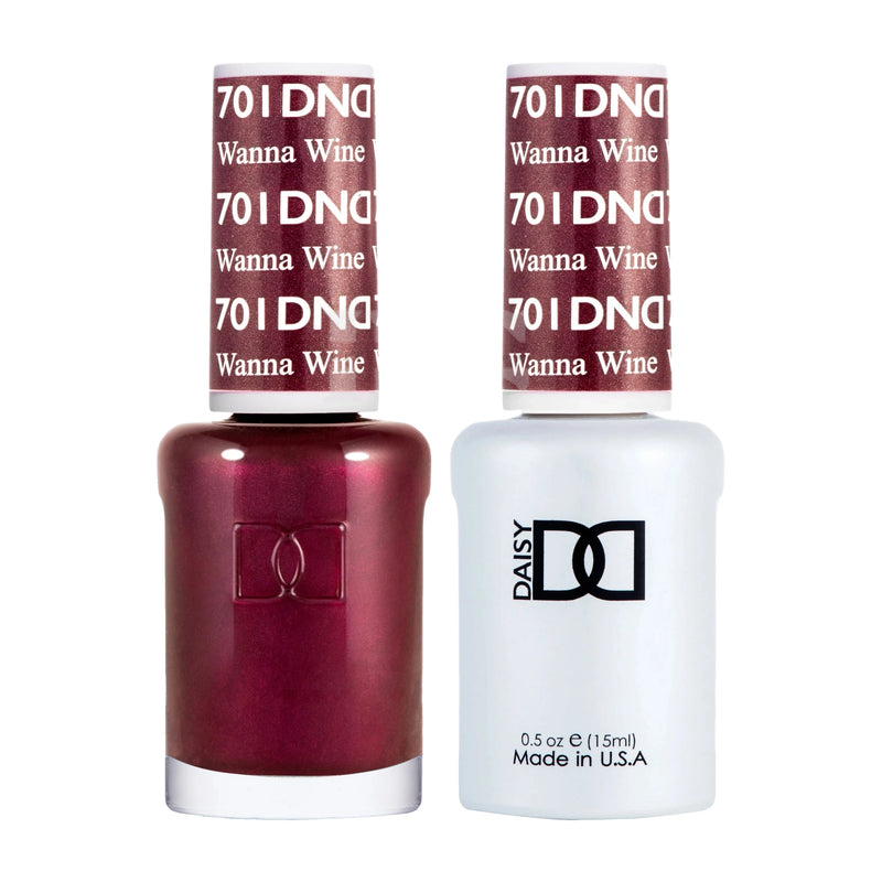 DND Duo Gel - 701 Wanna Wine - Gel Polish