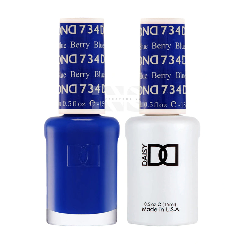 DND Duo Gel - 734 Berry Blue - Gel Polish